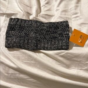 Champion Black and Gray Knit Headband